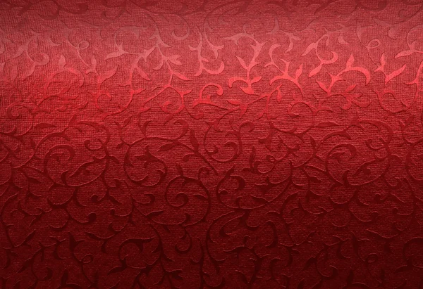 stock image Red Christmas brocade pattern