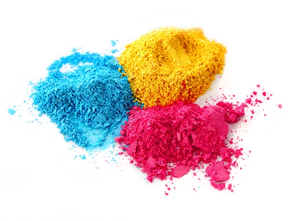 stock image Process color chalk powder