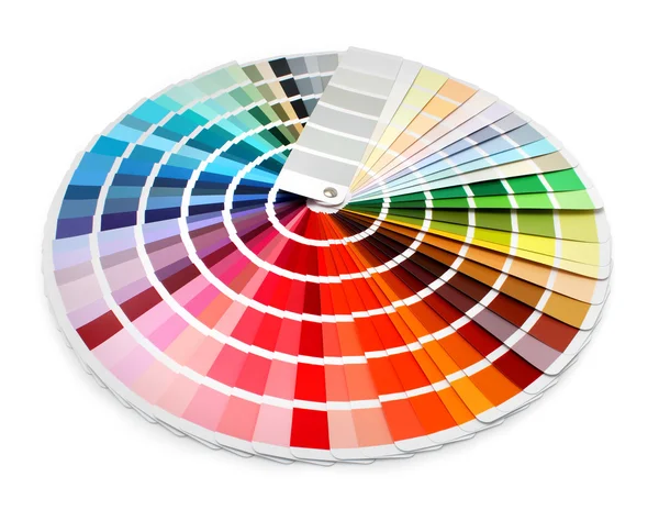 Σχεδιαστής χρώμα διάγραμμα φάσμα — Φωτογραφία Αρχείου