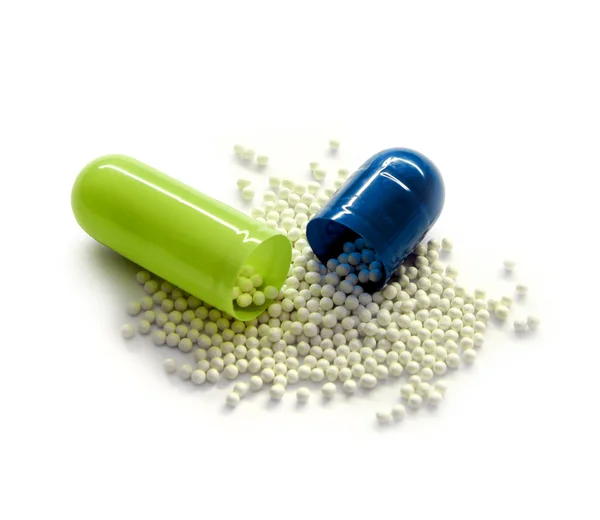 Medicine capsular granulars — Stock Photo, Image