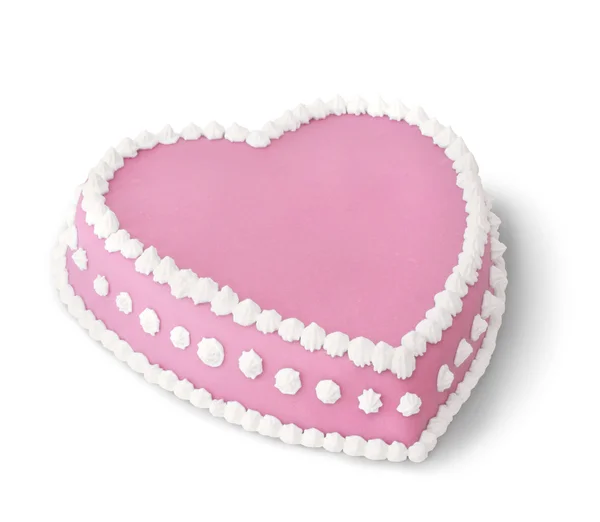 Torta decorata rosa — Foto Stock