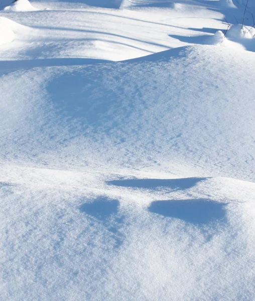 Pure snow formations — Stock Photo, Image