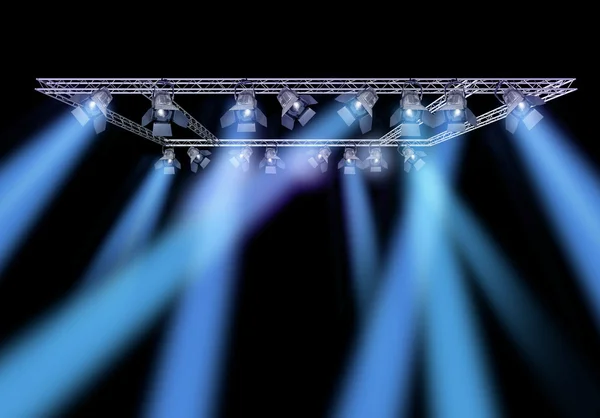 Rock stage lighting — Stock Photo, Image
