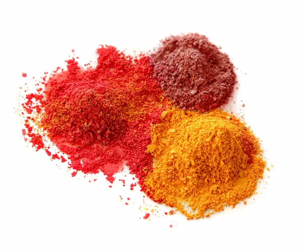 Spicy color powders — Stock Photo, Image