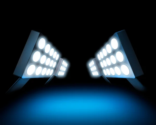 Stadium style lights — Stock Photo, Image