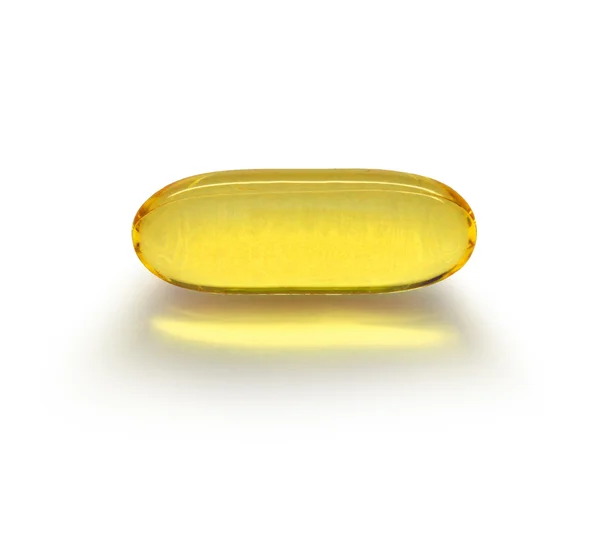 Capsulă de medicament transparentă — Fotografie, imagine de stoc