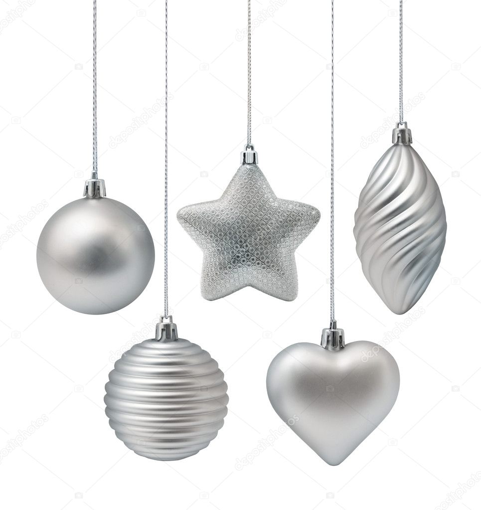 Silver Christmas decoration