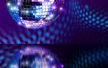 Disco mirror ball clipart