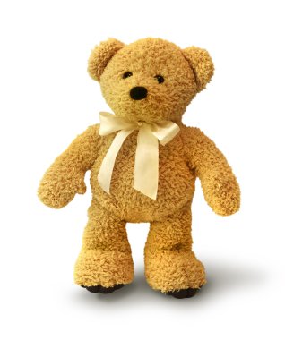 Walking teddy bear clipart