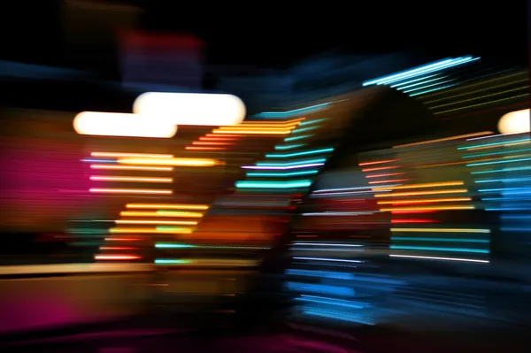 Luces de color en movimiento — Foto de Stock