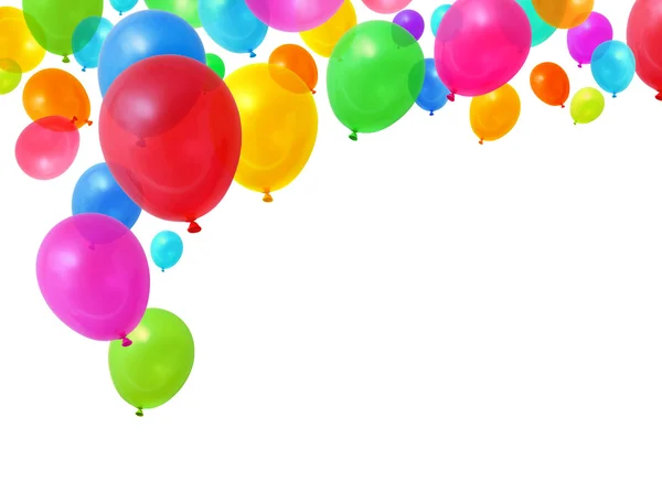 Party balóny létání — Stock fotografie