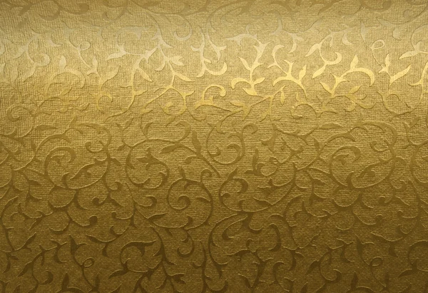 Gyllene brocade mönster — Stockfoto