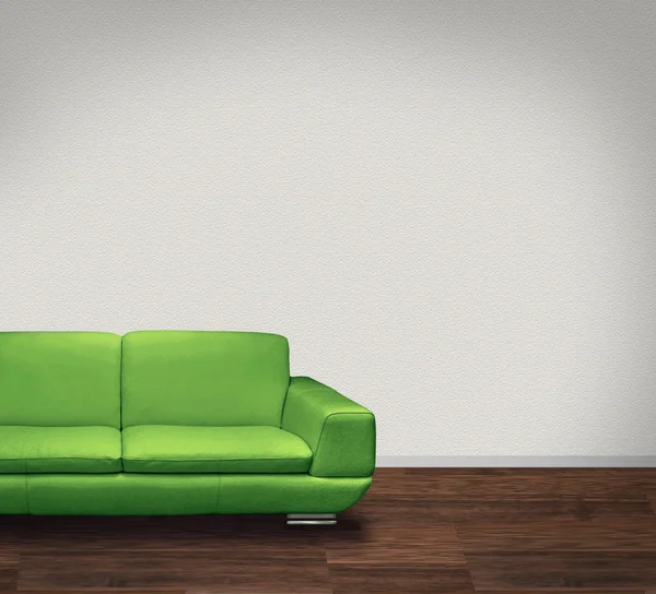Modern sofa and frame — Stock Photo, Image
