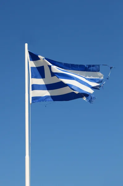 Bandera griega irregular —  Fotos de Stock