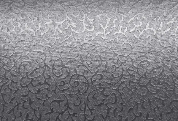 Silver brocade pattern — Stock Photo, Image