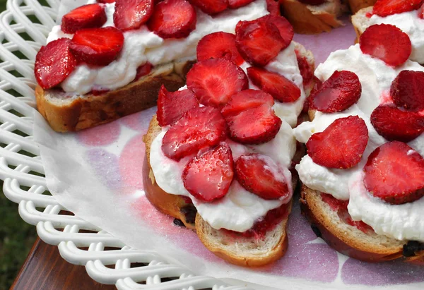 stock image Strawberry cakes