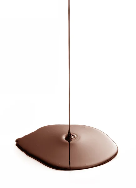 Druipend van chocolade — Stockfoto