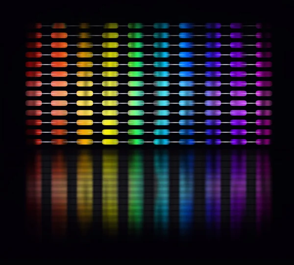 Color equalizer — Stock Photo, Image