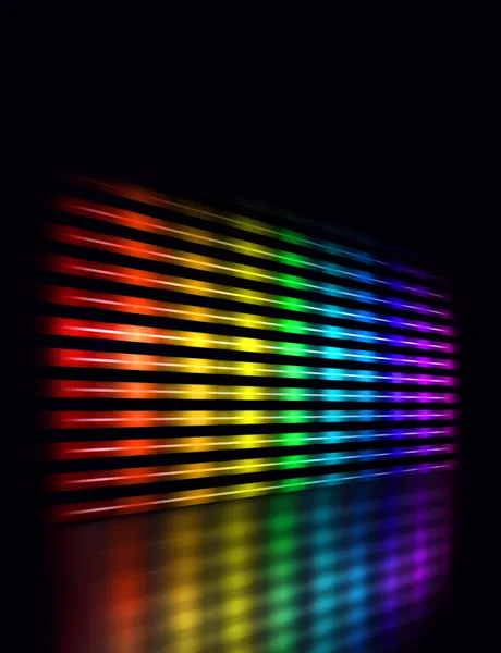 Color equalizer perspective — Stock Photo, Image