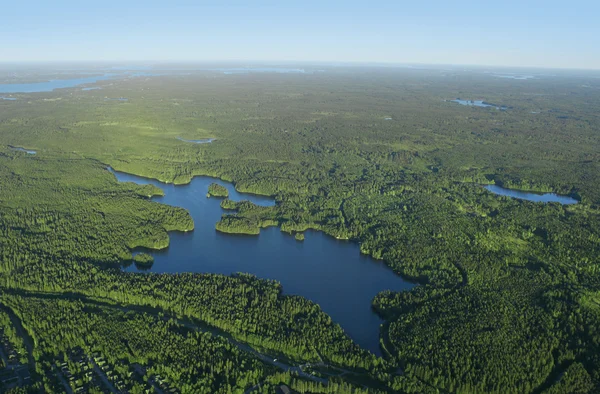 Лісів і озер — стокове фото