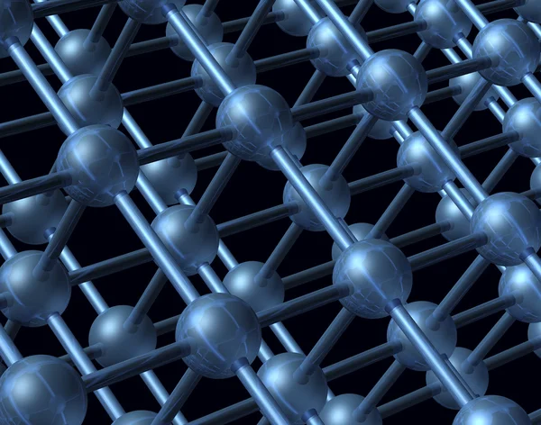 Сетка наночастиц — стоковое фото