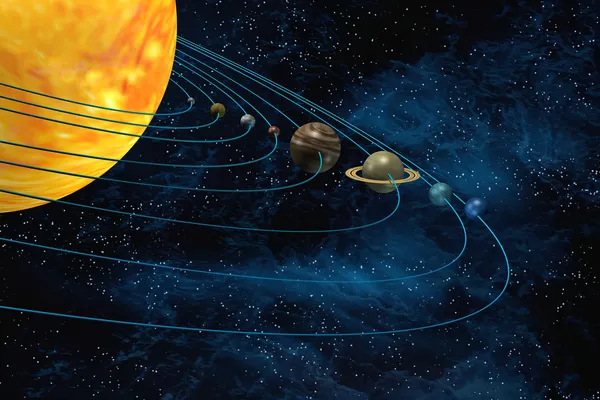 Güneş sistemi — Stok fotoğraf