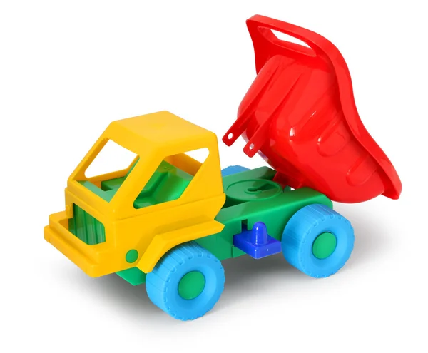Camion giocattolo colorato scaricare — Foto Stock