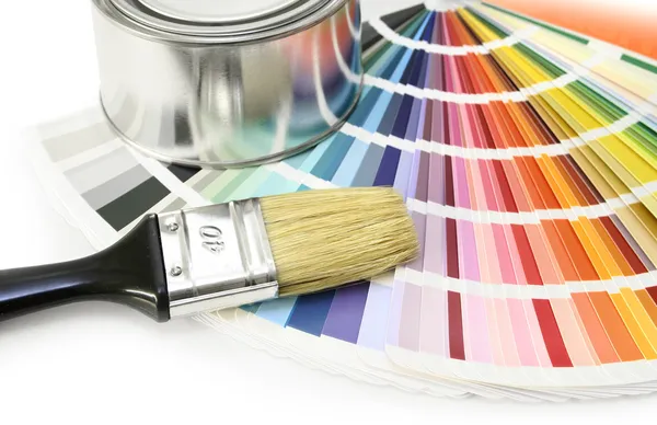 Paint color swatches Stock Photo