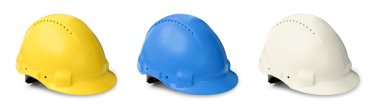 Hard hat color collection clipart