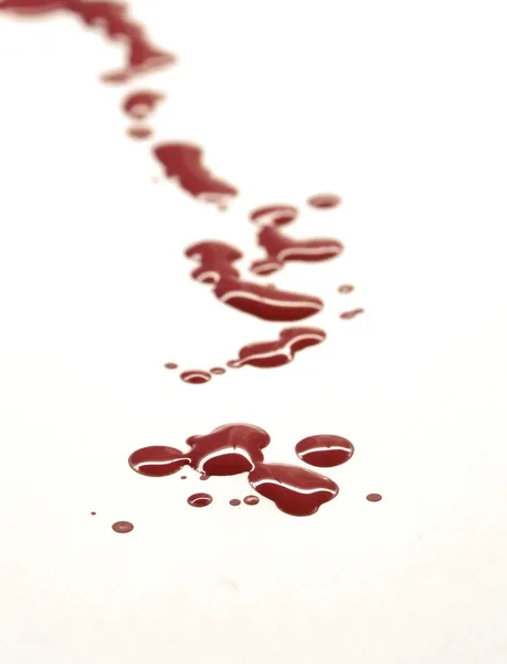 Traccia di sangue — Foto Stock