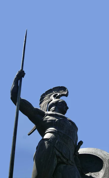 Achilleus brąz statua — Zdjęcie stockowe