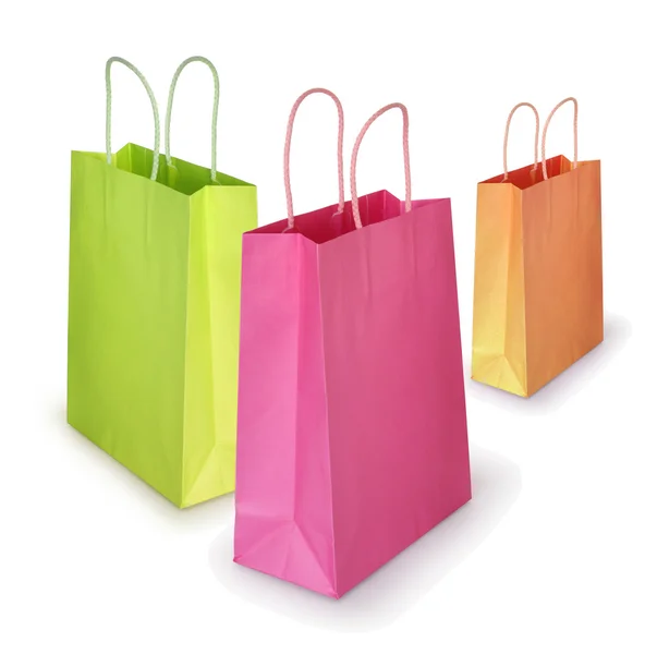 Sacos de compras coloridos — Fotografia de Stock