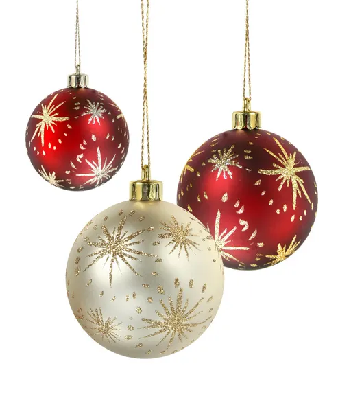 Bolas de Navidad decoradas — Foto de Stock