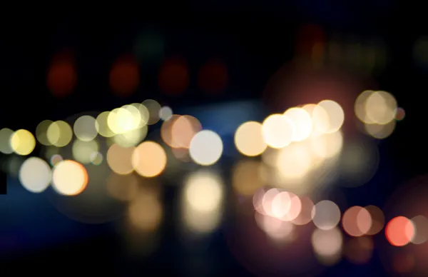 Festive light chains blur — Stock Photo, Image