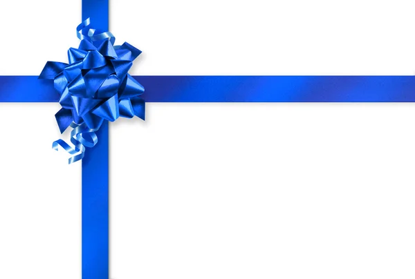 Confezione regalo blu — Foto Stock
