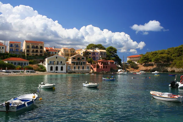 Stock image Greek fishing village