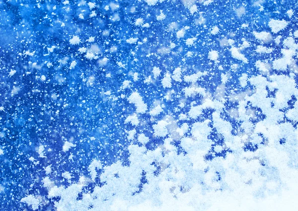 Cae copos de nieve de fondo —  Fotos de Stock