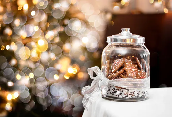 Fantasia de pães de gengibre de Natal — Fotografia de Stock