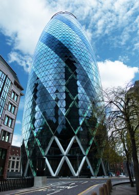 The Gherkin skyscraper London clipart