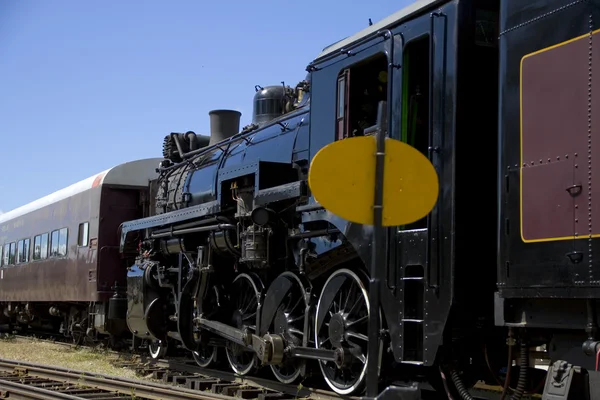 stock image Steam train in station