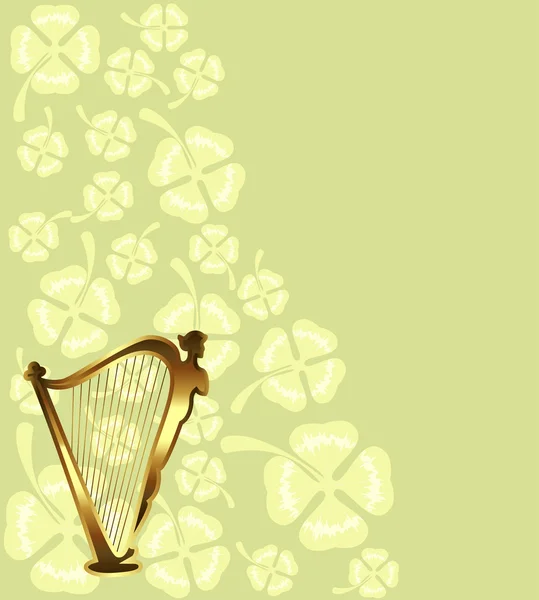 Arrière-plan pour la Saint-Patrick — Image vectorielle