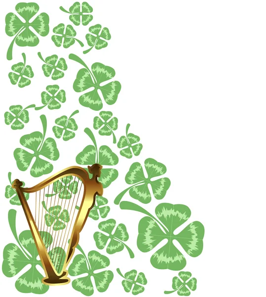 Fundo para St. Patrick 's Days —  Vetores de Stock