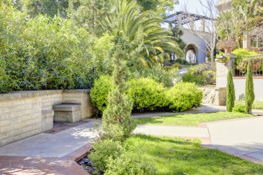 Casa del rey moro tuin in balboa park, san diego.