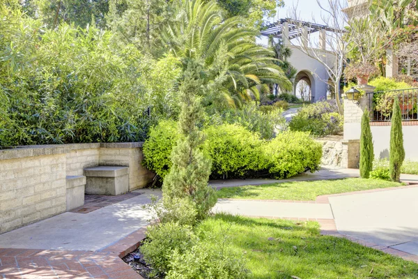 Jardim Casa del Rey Moro em Balboa Park, San Diego . — Fotografia de Stock