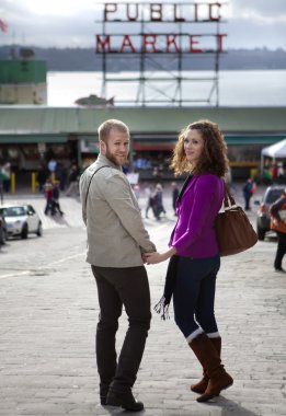 Genel Pazar, seattle yürüme Çift.