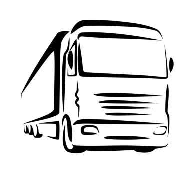 Truck symbol clipart