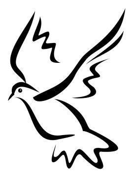 Pingeon, dove clipart