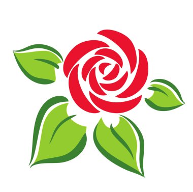Rose symbol clipart