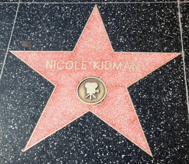 Nicole Kidman's Hollywood Star clipart