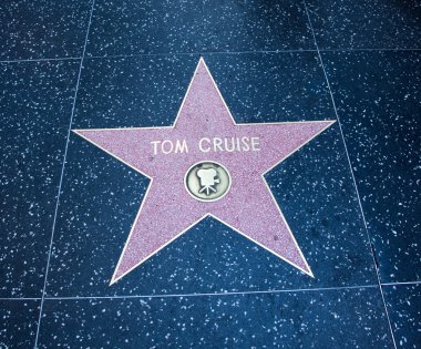 Tom Cruise's Hollywood Star clipart